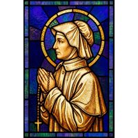 Saint Catherine of Siena in Prayer