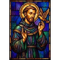 Saint Francis of Assisi with Bird