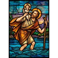Saint Christopher Carrying the Christ Child