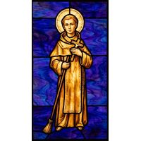 Saint Martin de Porres with Cross and Broom