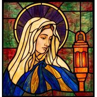 Blessed Mother Mary with Lantern