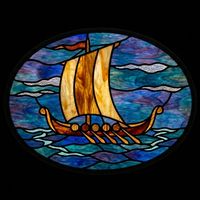 Viking Longship at Sea