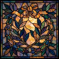 Laurel Wreath with Golden Bow