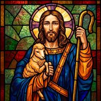 Good Shepherd with Lamb