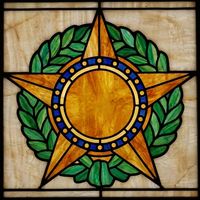Five-Pointed Star with Laurel Wreath