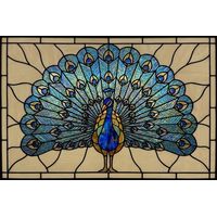 Peacock in Regal Blue and Gold