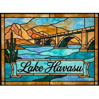 Lake Havasu Bridge and Desert Vista