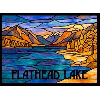 Flathead Lake Mountain Landscape