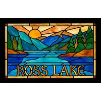 Ross Lake Mountain Landscape