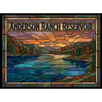 Anderson Ranch Reservoir Scenic Landscape