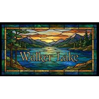 Walker Lake Mountain Sunset