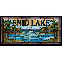 Enid Lake Scenic Landscape