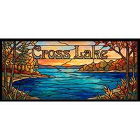 Cross Lake Scenic Landscape