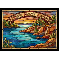 High Rock Lake Sunset Landscape