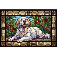 Golden Retriever in the Garden