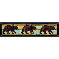 Three Walking Bears in Rustic Tones