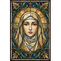 Blessed Virgin Mary in Golden Radiance