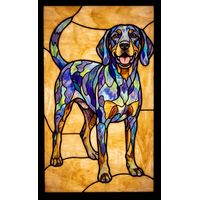 Happy Hound in Cobalt and Amber