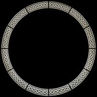 Celtic Knotwork Circular Frame