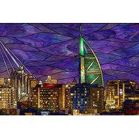Dubai Skyline at Twilight