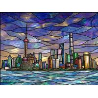 Shanghai Skyline at Twilight