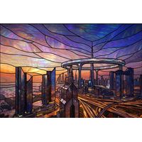 Futuristic Downtown Circle Concept of Dubai