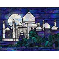 Taj Mahal Under Moonlight