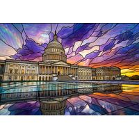 US Capitol Dome at Twilight