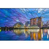 Singapore Skyline at Twilight