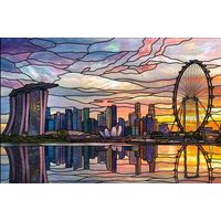 Singapore Skyline at Sunset