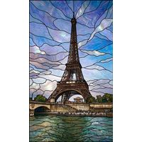 Eiffel Tower over the Seine