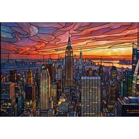 New York City Skyline at Sunset