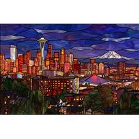 Seattle Skyline at Dusk