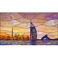 Dubai Skyline Sunset