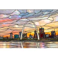 Gateway Arch Sunset Skyline
