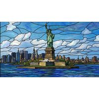 Statue of Liberty and New York City Skyline