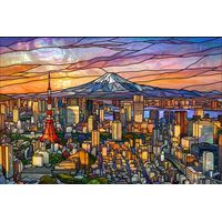 Tokyo Sunset and Mount Fuji