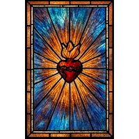 Sacred Heart in Radiant Light