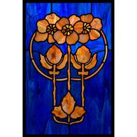 Poppy Trio in Cobalt