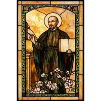 Saint Ignatius of Loyola with Book and Quill