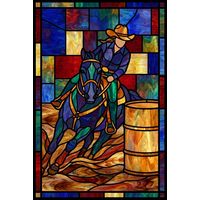 Barrel Racer in Motion
