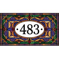 Elegant Ornamental Number Address Marker