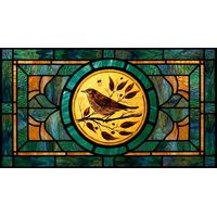Songbird in Golden Roundel