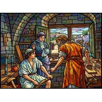Young Jesus in the Carpenter's Shop