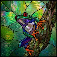 Red-Eyed Tree Frog in the Canopy