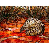 Pangolin in the Golden Grasslands