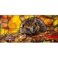Hedgehog in Autumn Foliage