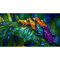 Rainforest Frogs on Dewy Foliage