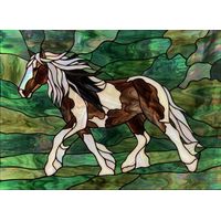 Paint Horse in Verdant Fields