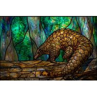 Pangolin in the Forest